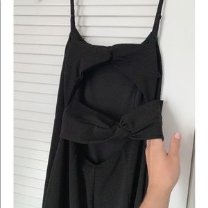 Black maxi dress